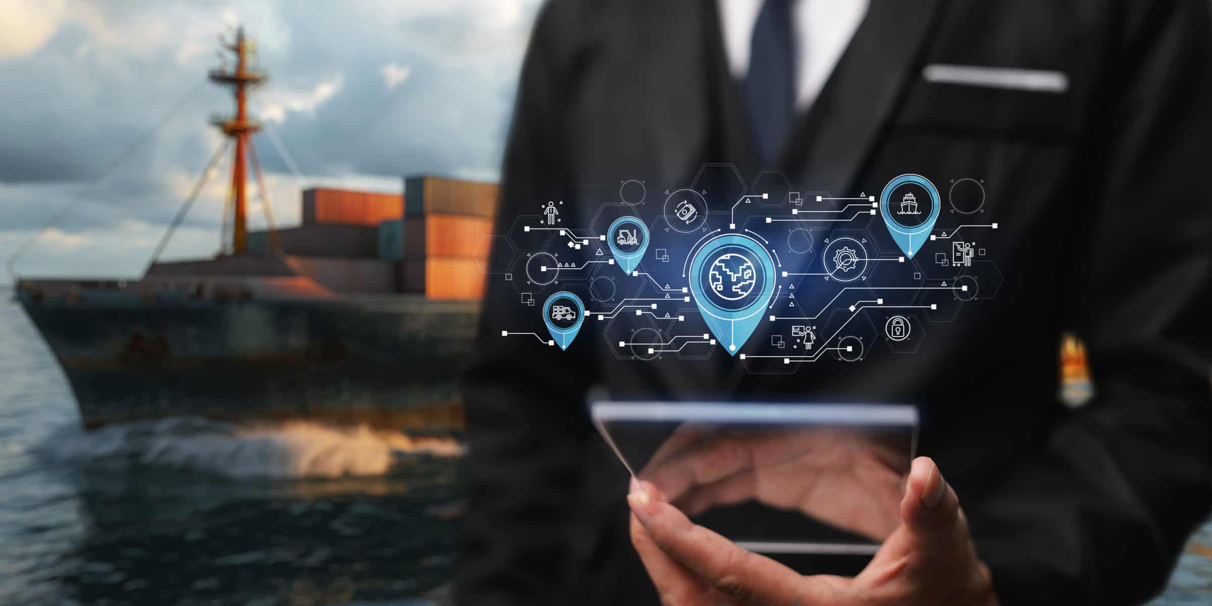 Selecting Reliable Port Services | Tracking Port Operators | Reliable and Efficient Services | Shipping Needs | Capabilities and Reputation | Best Service Selection | Smooth and Efficient Cargo Handling | Join the Waitlist Button | Person Holding Tablet with Digital Interface Overlay | Cargo Ship in Background | ADAMftd Selecting Reliable Port Services | Tracking Port Operators | Reliable and Efficient Services | Shipping Needs | Capabilities and Reputation | Best Service Selection | Smooth and Efficient Cargo Handling | Join the Waitlist Button | Person Holding Tablet with Digital Interface Overlay | Cargo Ship in Background | ADAMftd