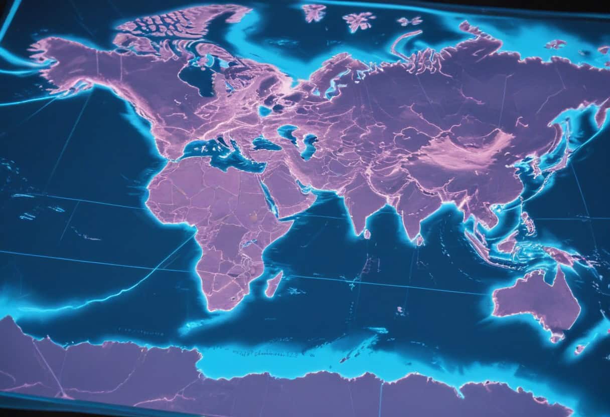 Digital world map with highlighted regions, illustrating how ADAMftd helps businesses identify the most accessible markets to support efficient market entry and reduce operational risks. Digital world map with highlighted regions, illustrating how ADAMftd helps businesses identify the most accessible markets to support efficient market entry and reduce operational risks.